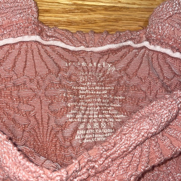 NWT free people love letter tank top - Picture 3 of 4